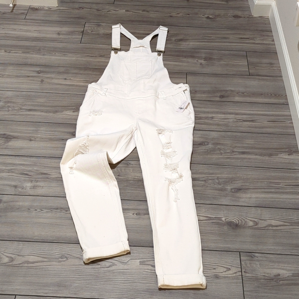 White overalls, Size 6